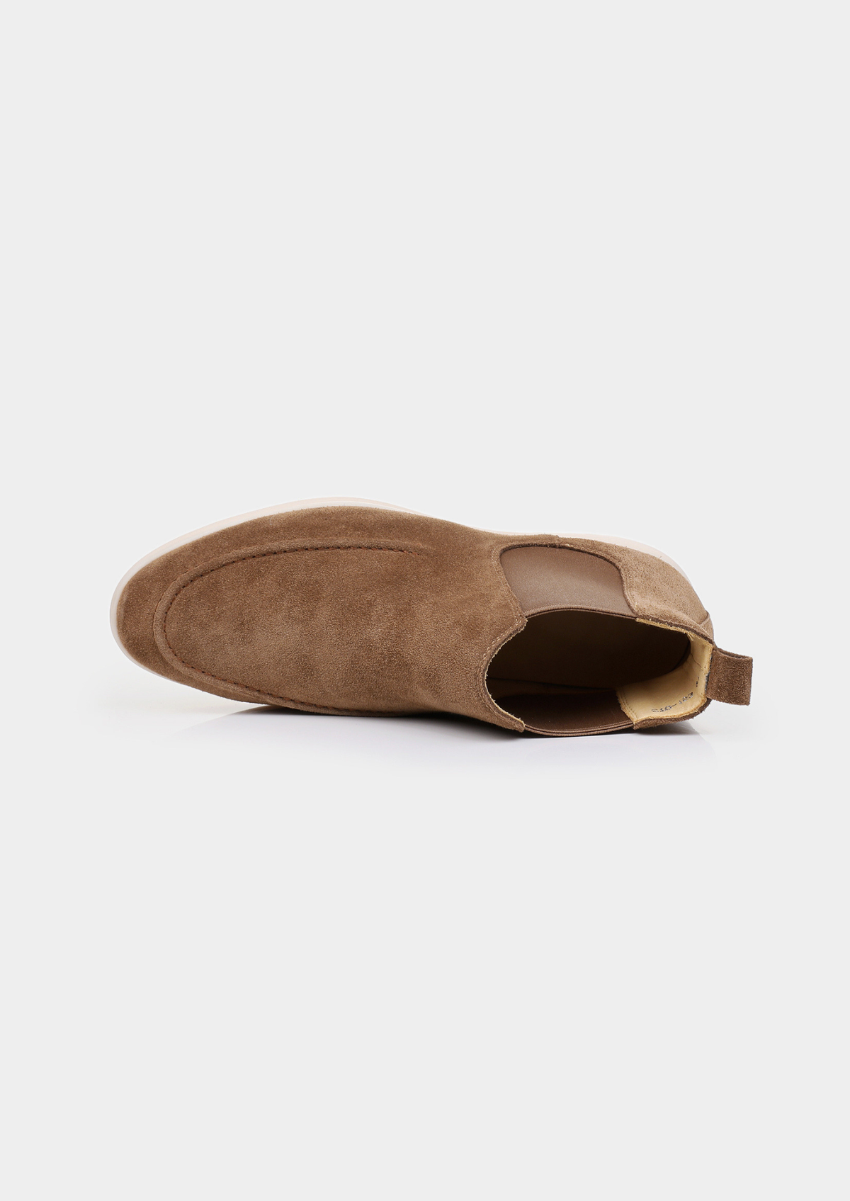 Light Brown Suede Chelsea Boot, view 4