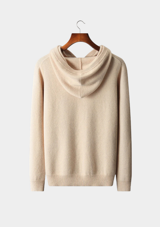 Premium Cashmere Leisure Hoodie, view 2
