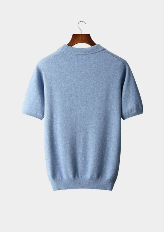 Premium Cashmere Classic Polo Shirt, view 2