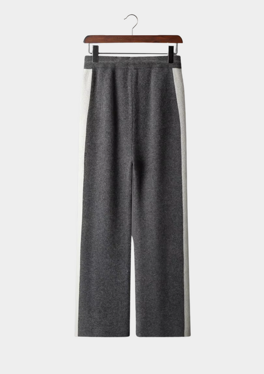 Pure Extra-Fine Merino Wool Wide Leisure Trousers, view 2