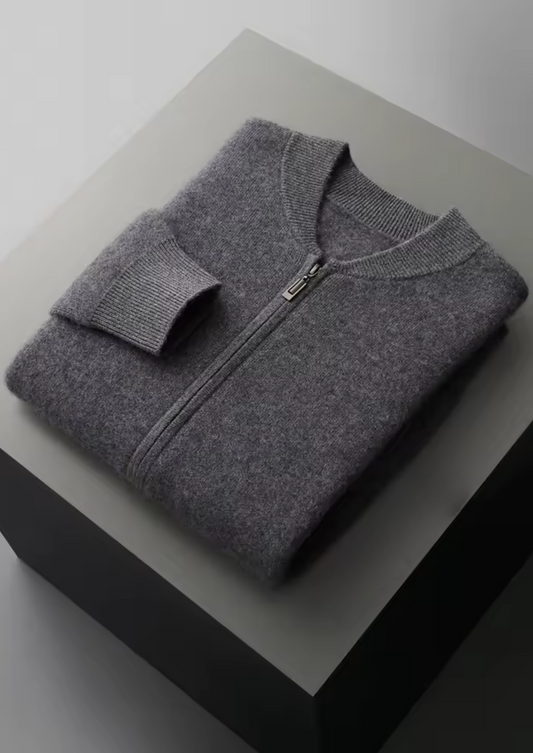 Pure Extra-Fine Merino Wool Dark Gray Falconi Set, view 2