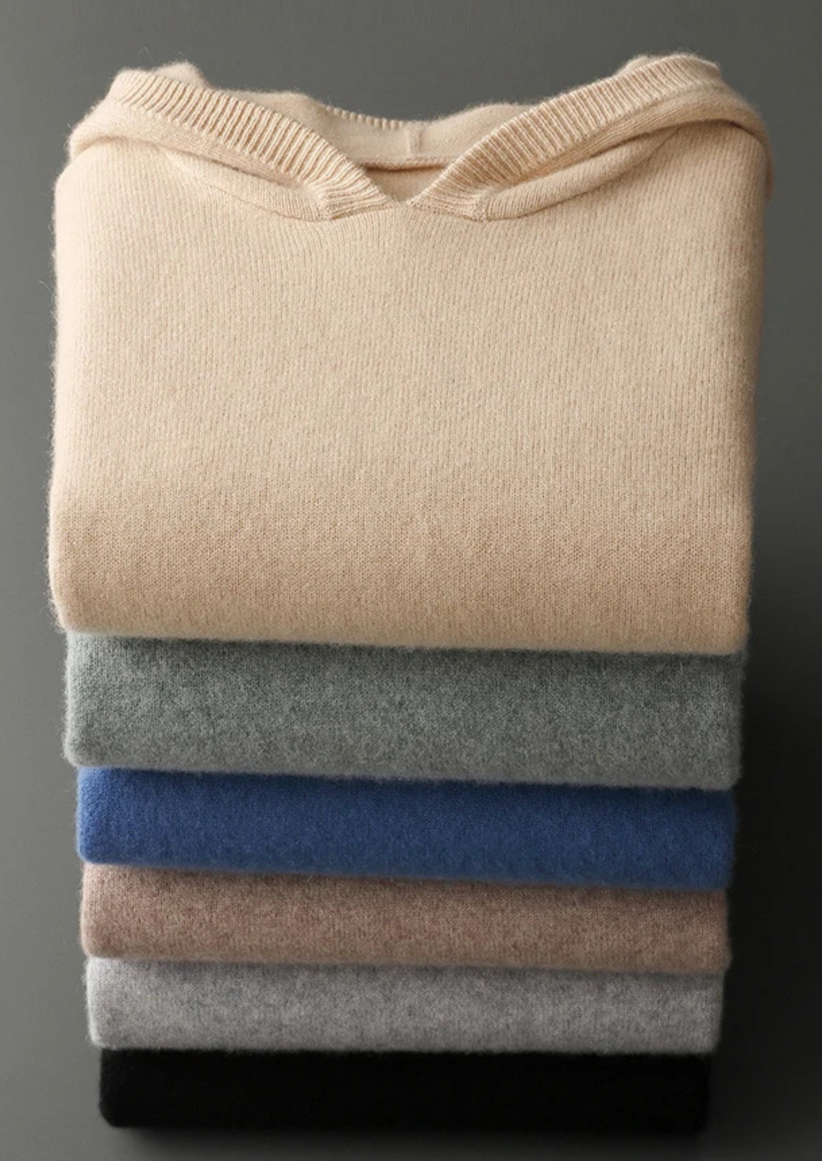 Premium Cashmere Leisure Hoodie, view 11
