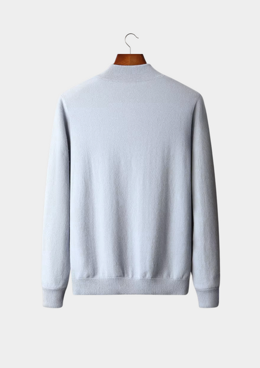 Pure Extra-Fine Merino Wool Zip Cardigan, view 2