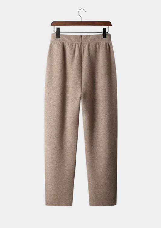 Premium Cashmere Straight Trousers, view 2