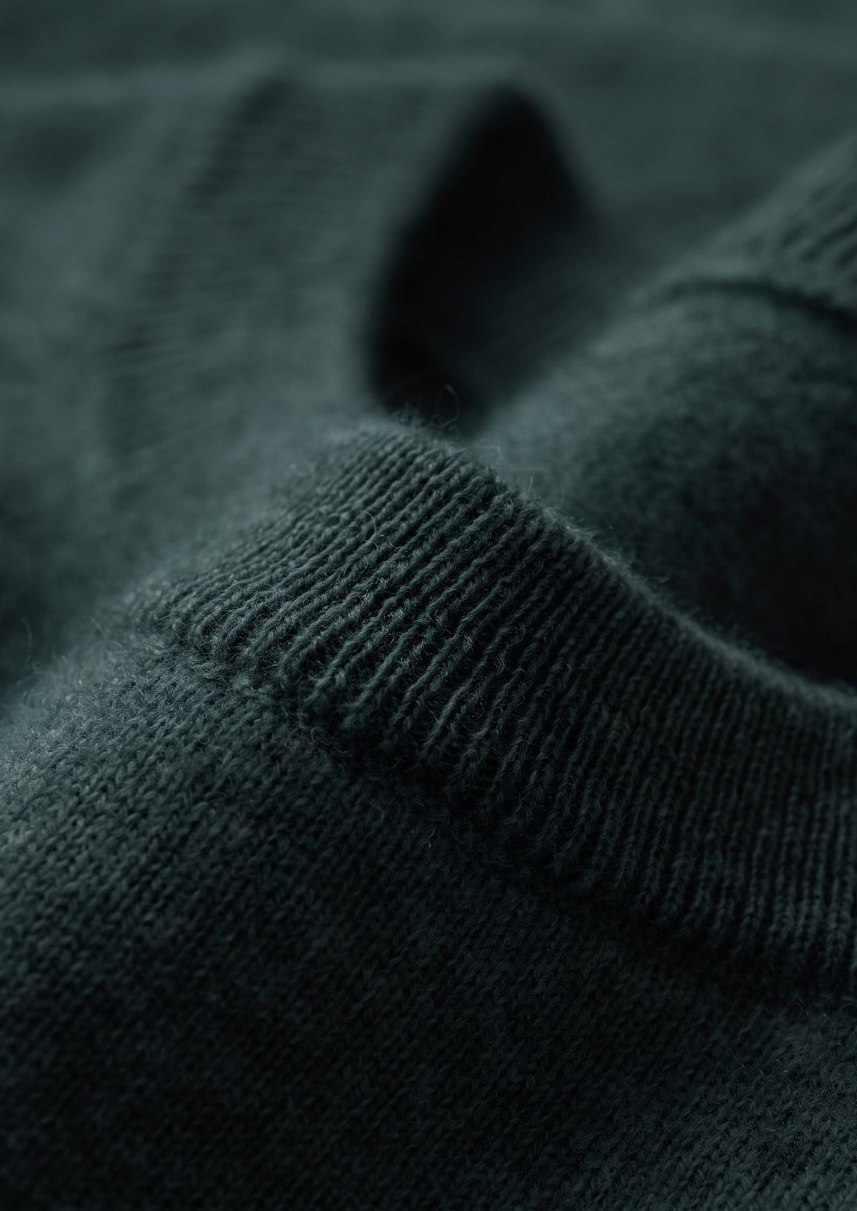 Premium Cashmere Classic Crewneck T-Shirt - Sea Green, view 4