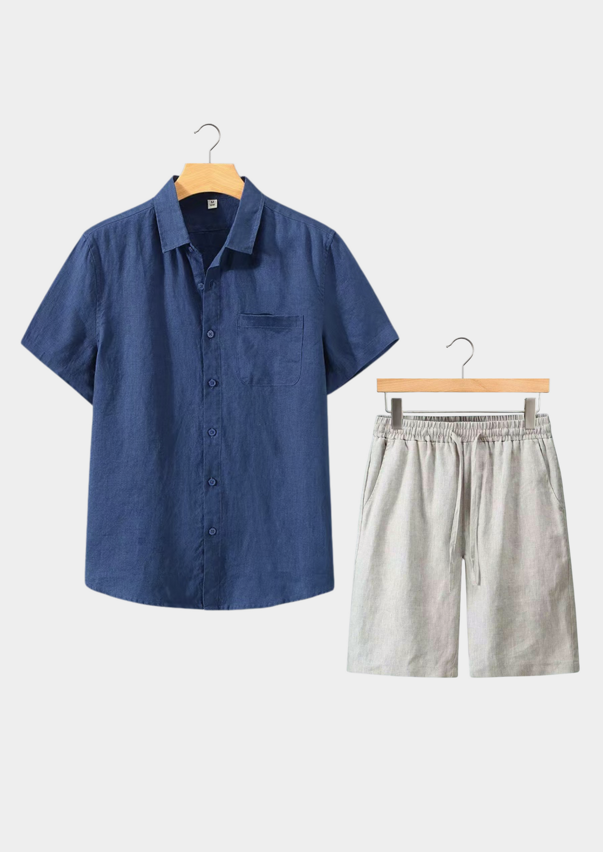 Aurelia Shortsleeve Summer Set - Navy/beige, view 1