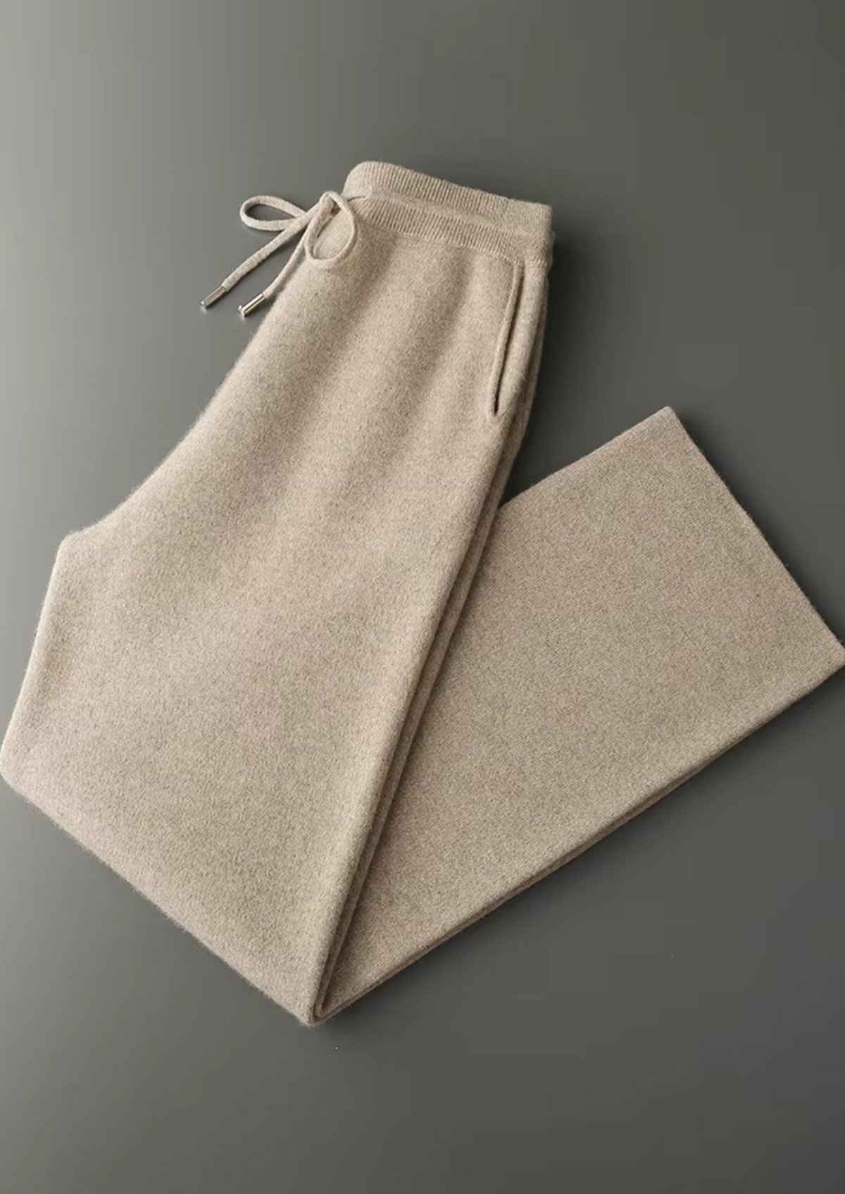 Premium Cashmere Relaxed Trousers, view 8