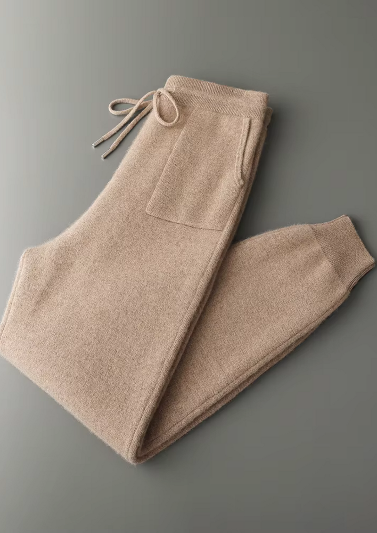 Premium Cashmere Leisure Joggers, view 9