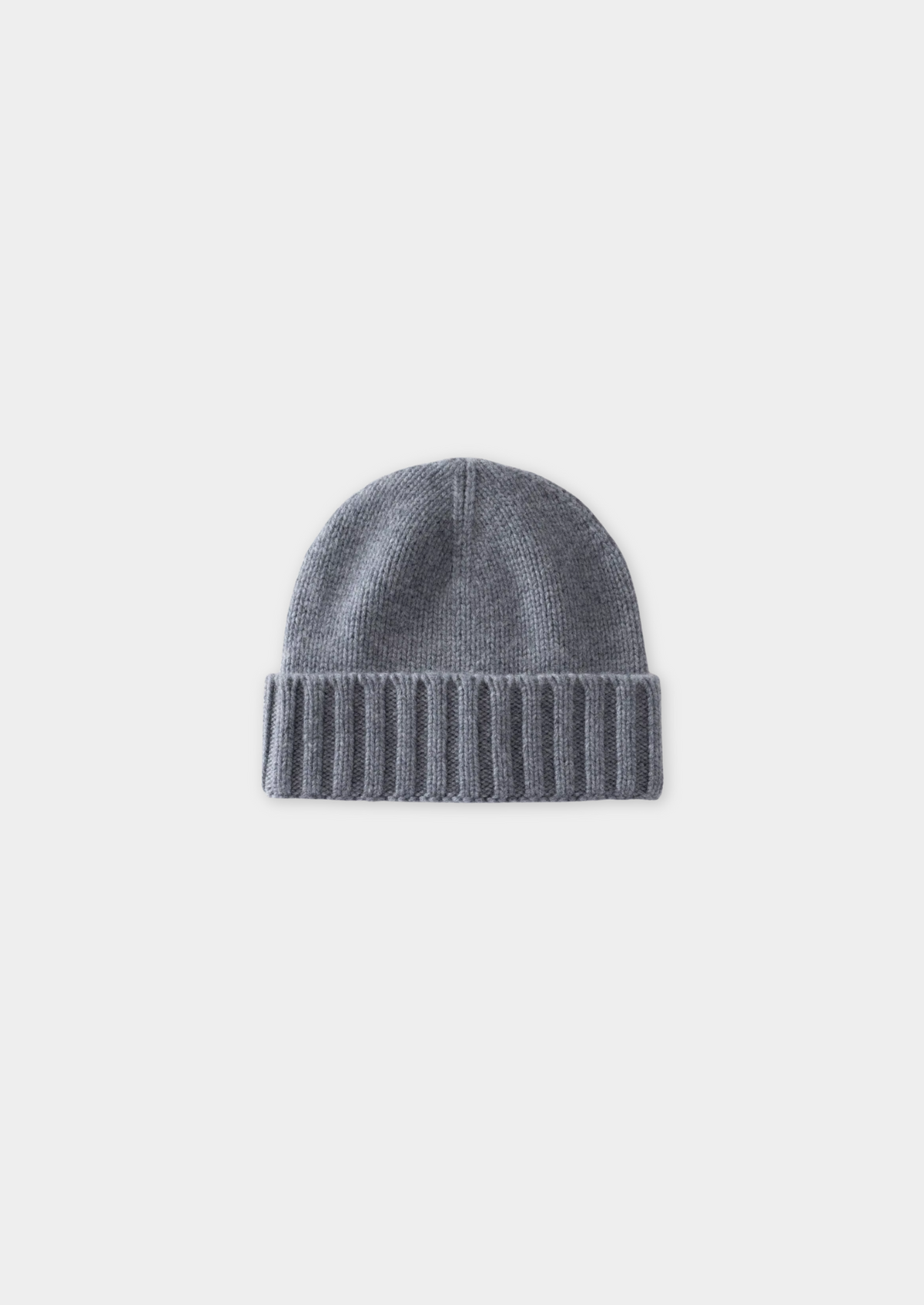 Light Gray Cashmere Traiano Beanie, view 1