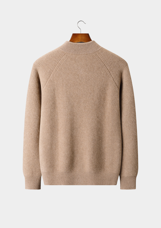 Pure Cashmere Beige Button Overshirt, view 2