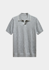 Polo Ellis léger gris clair