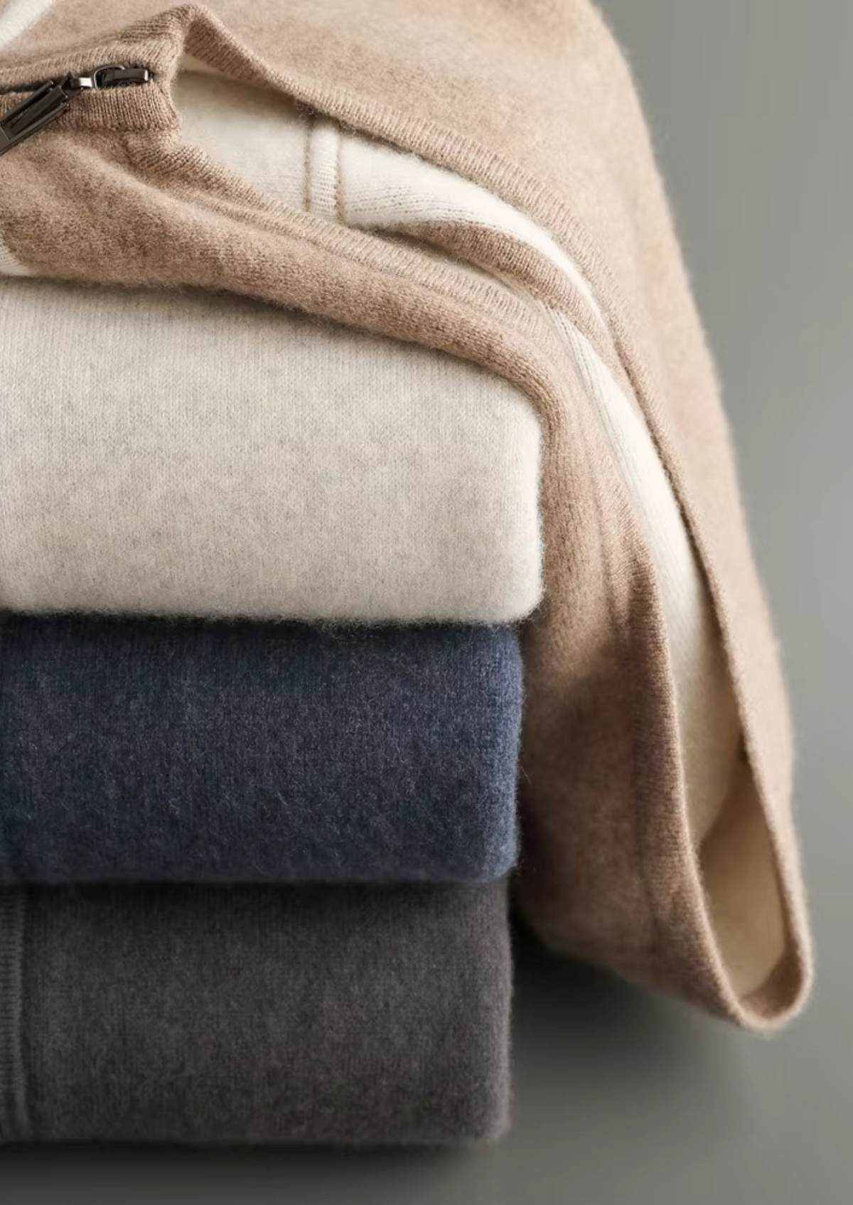Premium Cashmere Beige Milano Leisure Set, view 15