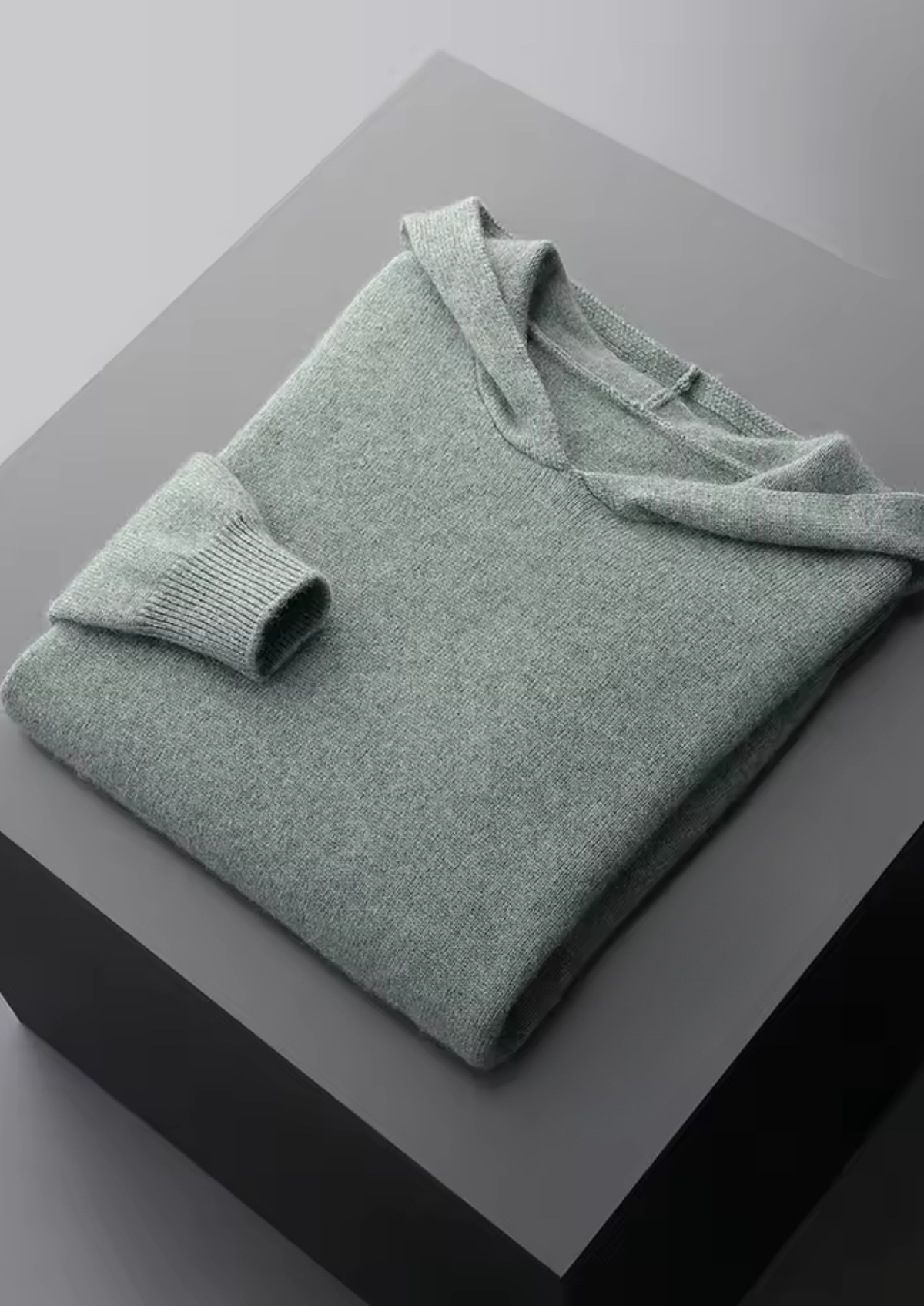 Premium Cashmere Essential Hoodie, view 9