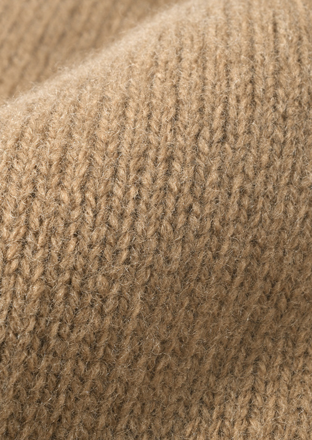 Caramel Merino Wool Traiano Beanie, view 4