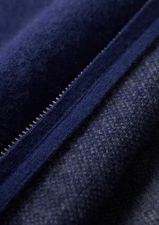 Premium Cashmere Navy Blue Torino Leisure Set, view 2