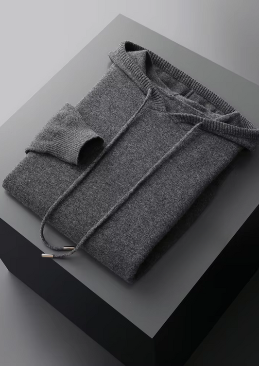 Pure Extra-Fine Merino Wool Dark Gray Savro Set, view 2