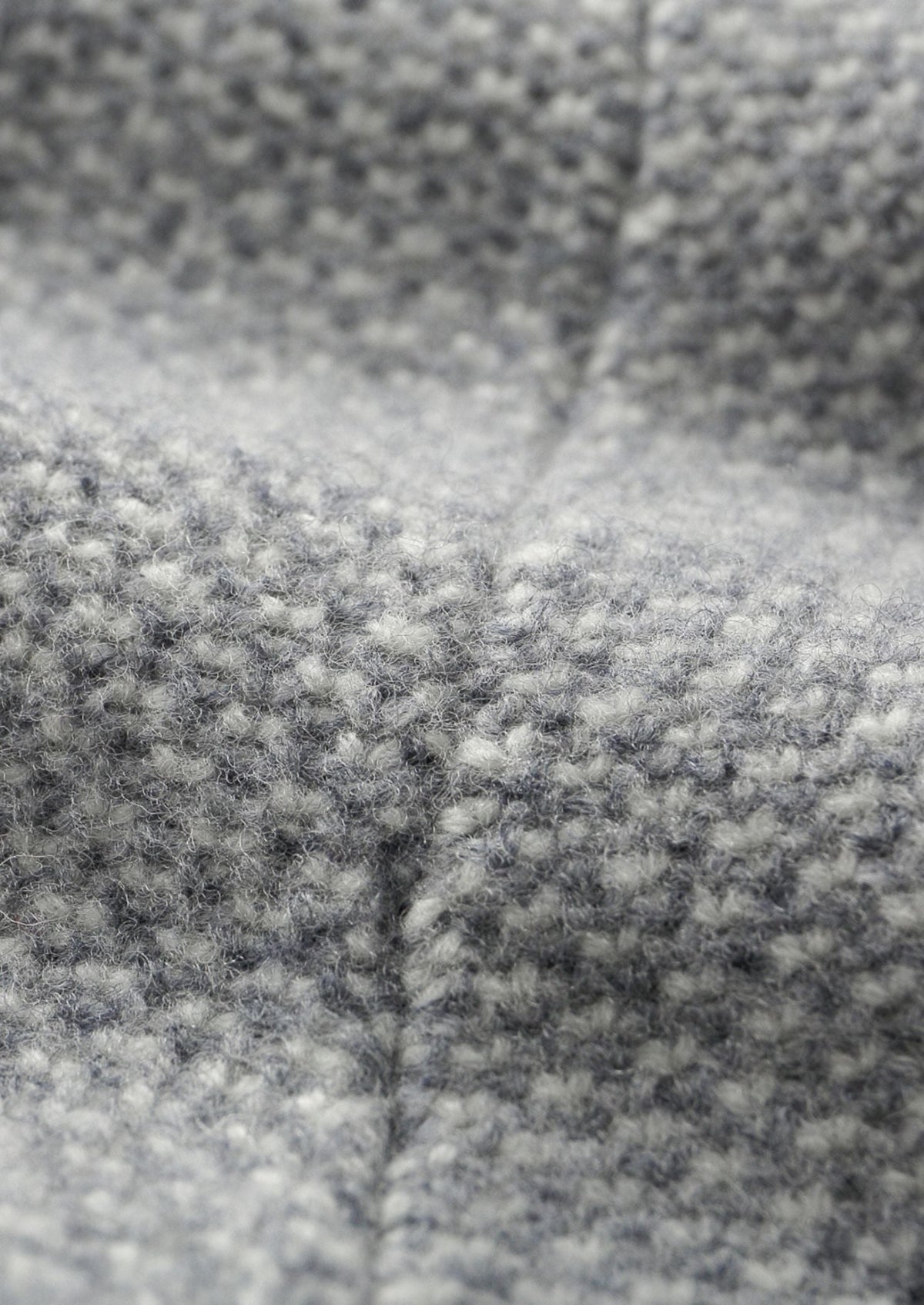 Pure Extra-Fine Merino Wool Light Gray Jaquard Set, view 17