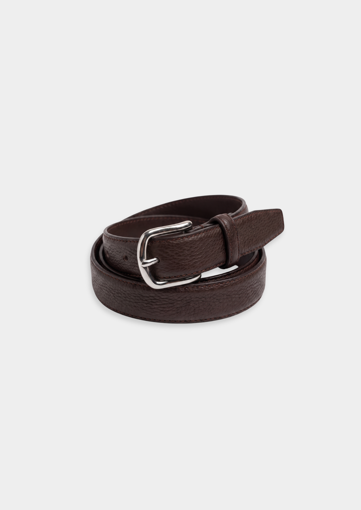 Brown Essential Leather Belt, view 1