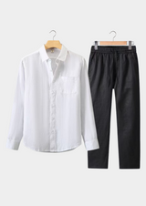 Aurelia Longsleeve Summer Set - White/black