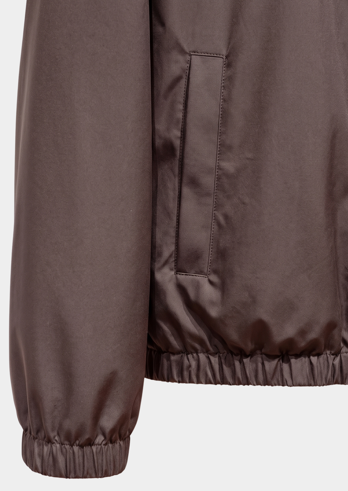 Coffee Technical Windbreaker Jacket, view 5