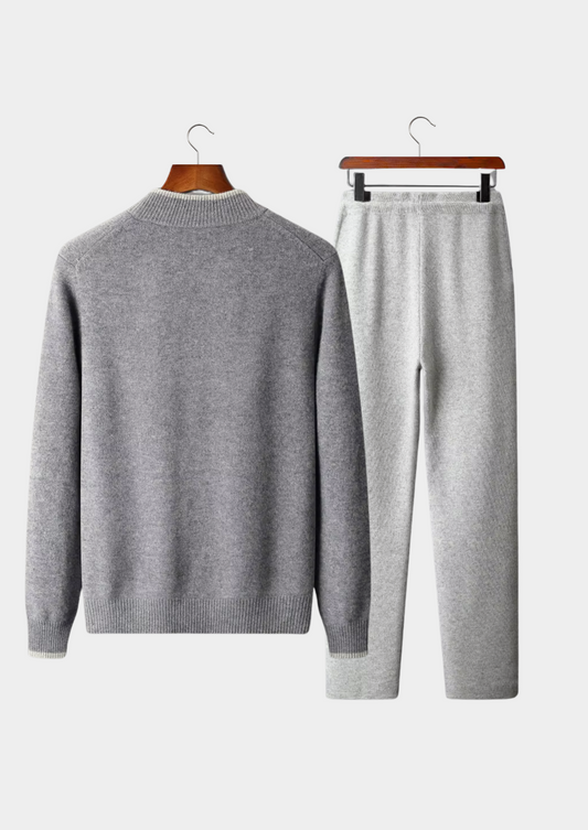 Pure Extra-Fine Merino Wool Two Tone Set, view 2