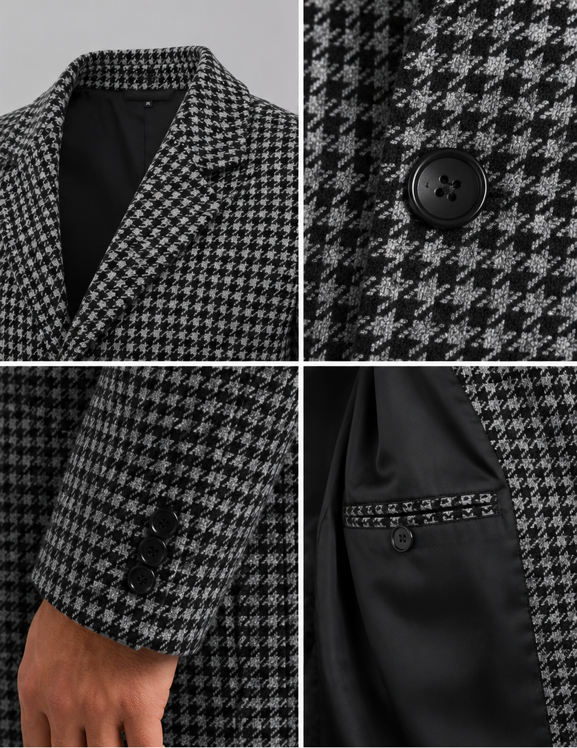 Edinburgh Check Overcoat