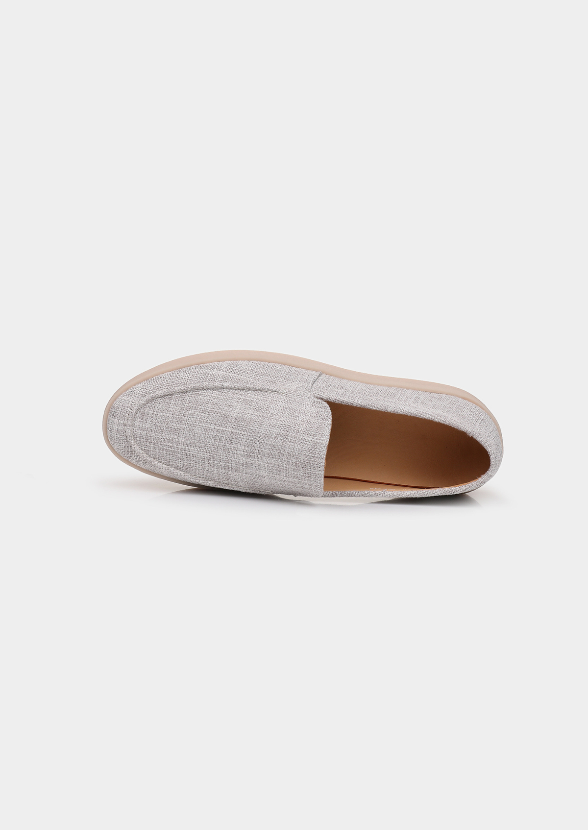 Gray Linen City Loafers, view 6