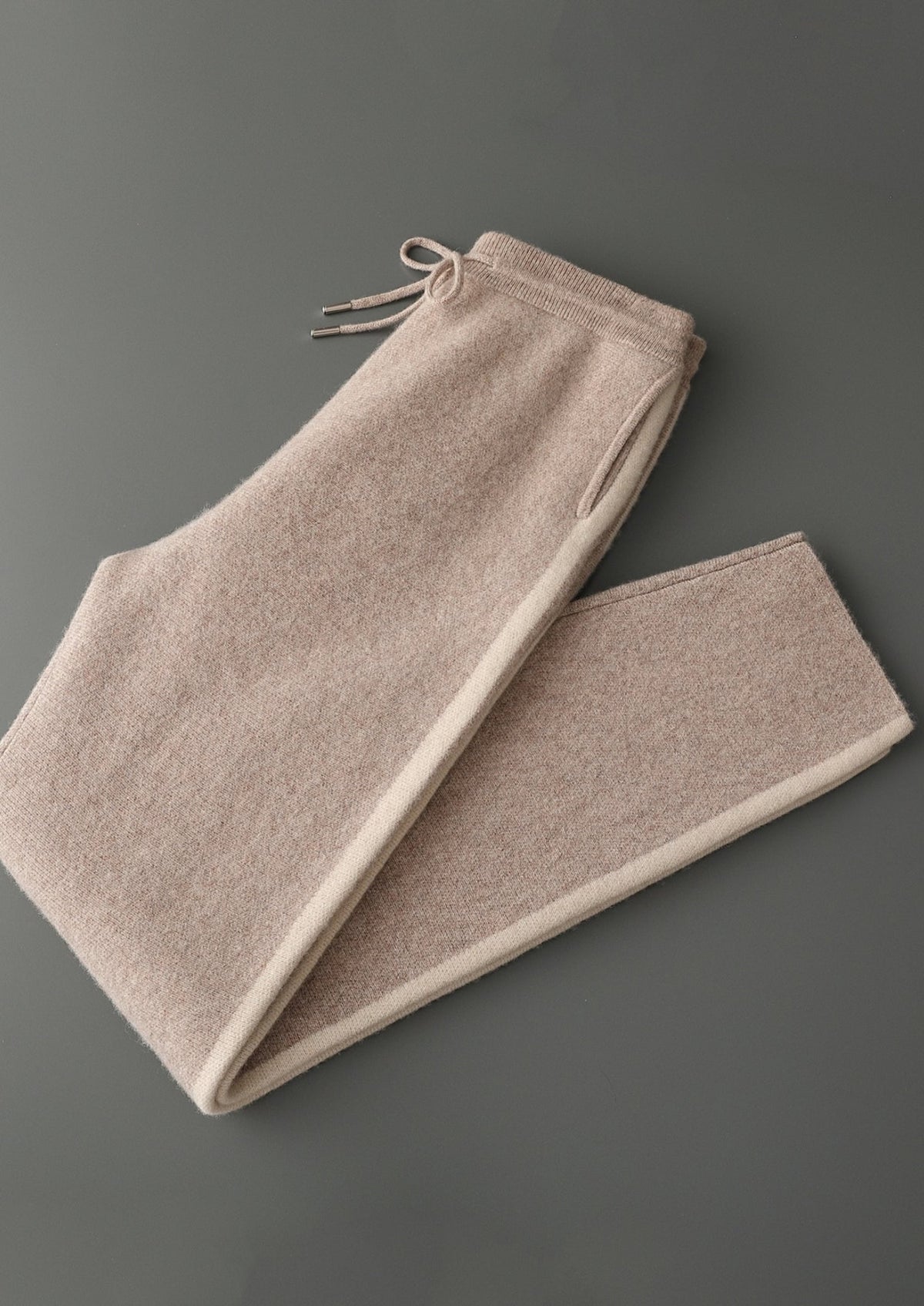 Pure Extra-Fine Merino Wool Striped Leisure Trousers, view 17