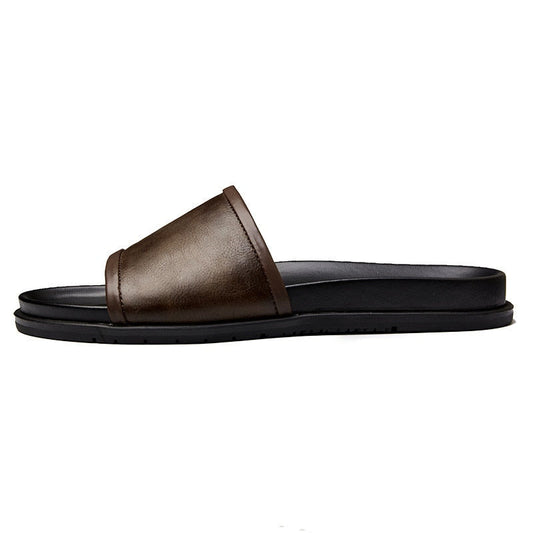 Vulcano Leather Slide