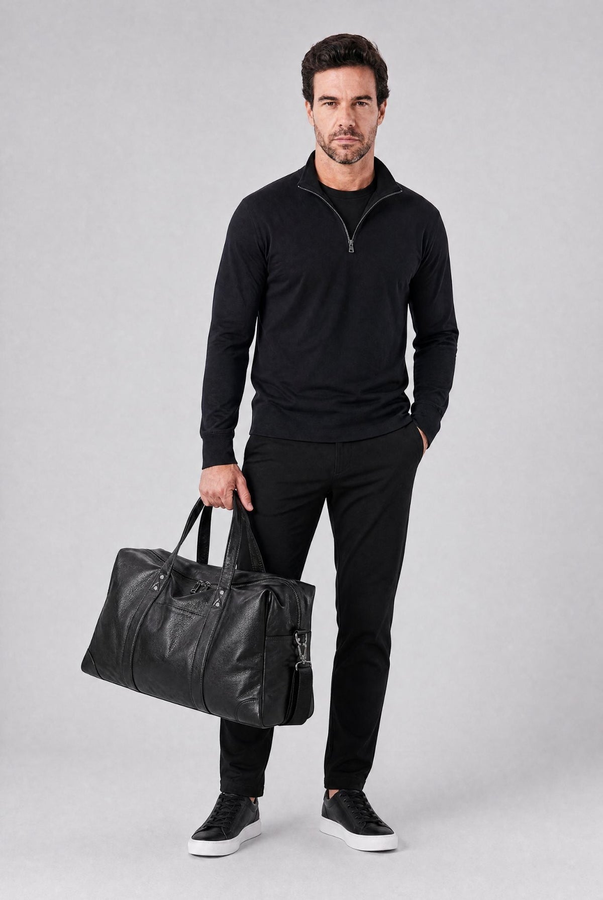 Bruges Leather Duffle Bag