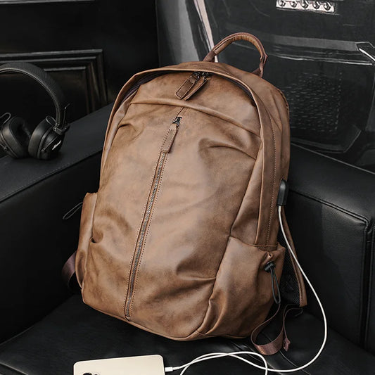 Delft Leather Backpack