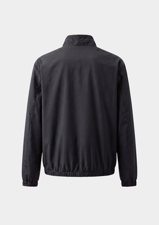 Black Technical Windbreaker Jacket, view 2