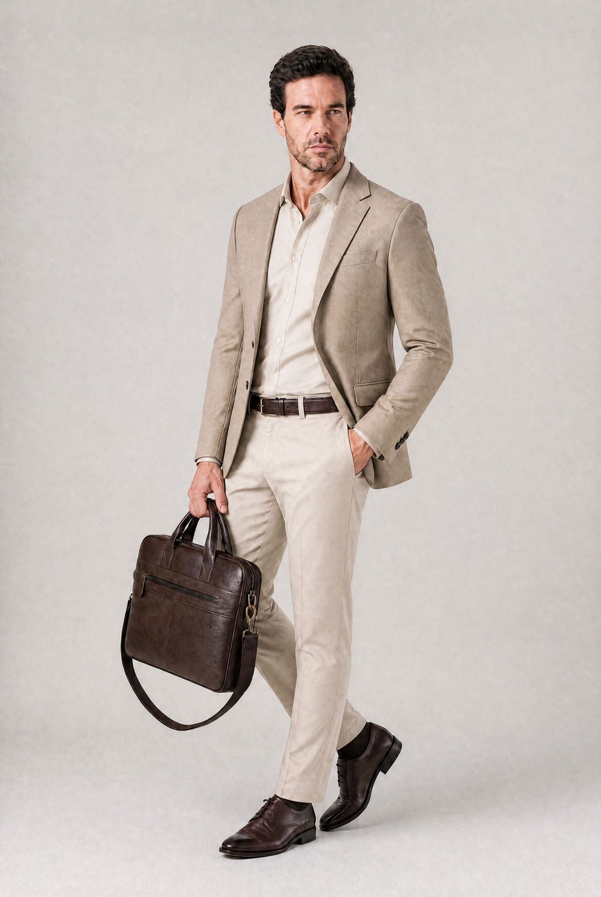 Firenze Leather Laptop Briefcase