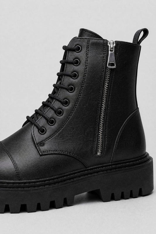 Halifax Lace-Up Combat Boot