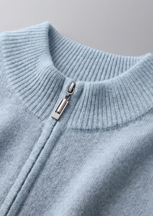 Pure Extra-Fine Merino Wool Light Blue Luzzo Set, view 2