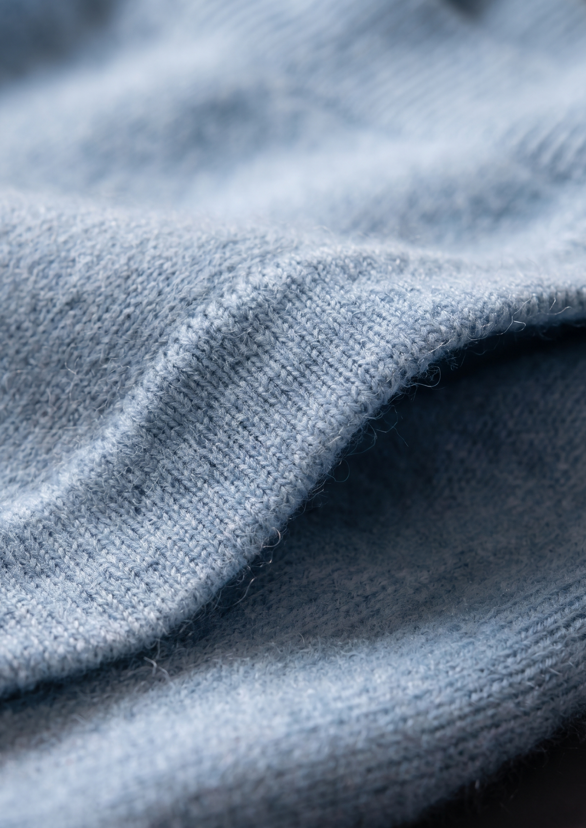 Pure Extra-Fine Merino Wool Light Blue Luzzo Set, view 8