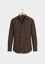 Chemise Palatino côtière - Marron foncé
