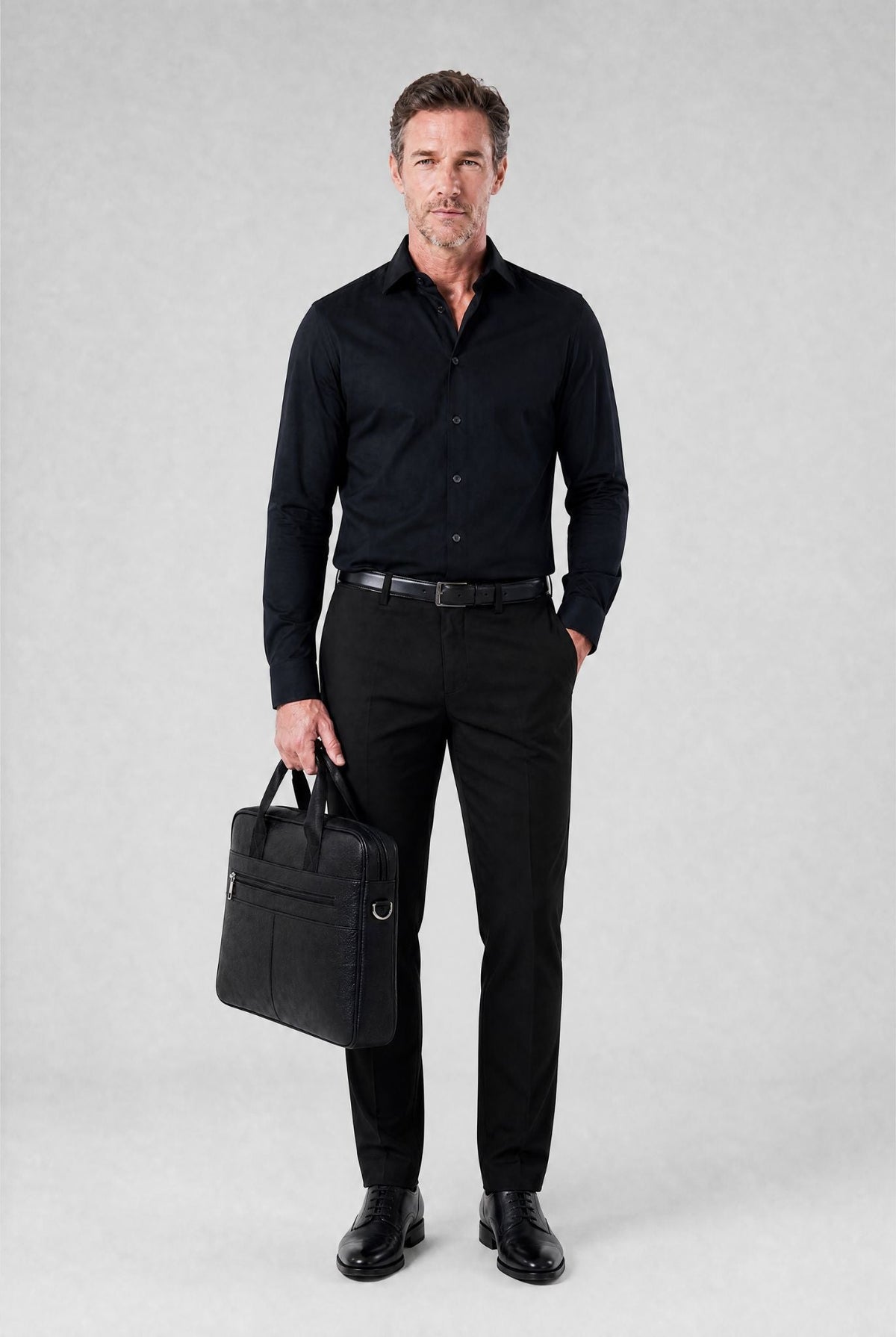 Vercelli Leather Briefcase