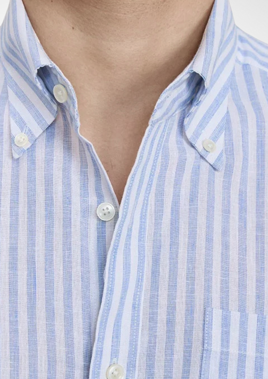 Palatino Striped Coastal Shirt - Light Blue, view 2
