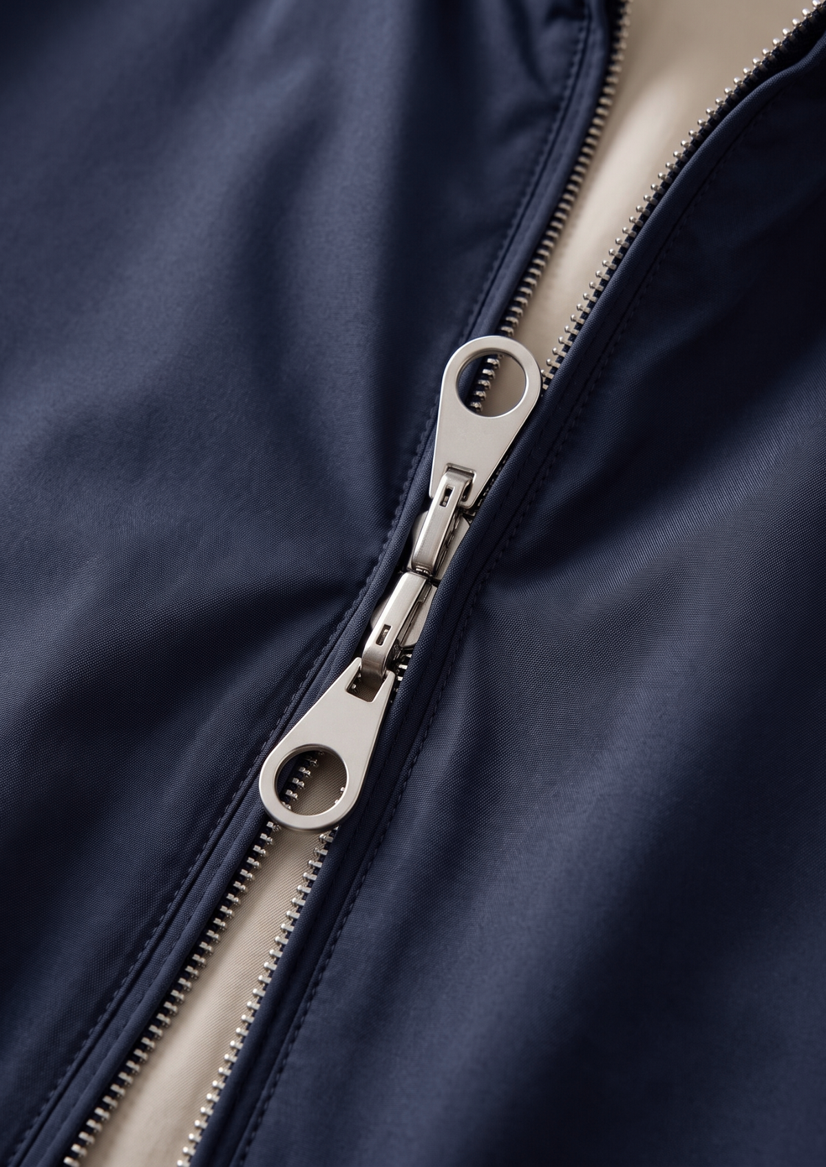 Navy Blue Technical Windbreaker Jacket, view 4
