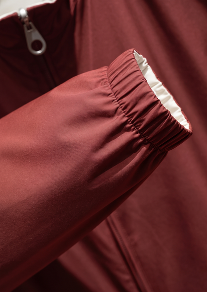 Brick Red Technical Windbreaker Jacket, view 3