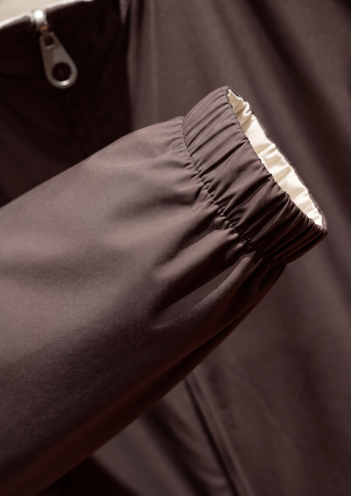 Coffee Technical Windbreaker Jacket, view 3