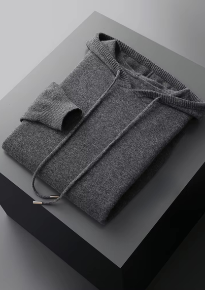 Pure Extra-Fine Merino Wool Leisure Hoodie, view 13