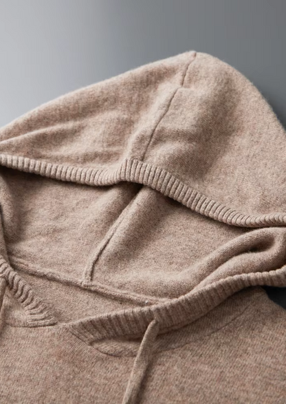 Pure Extra-Fine Merino Wool Leisure Hoodie, view 9