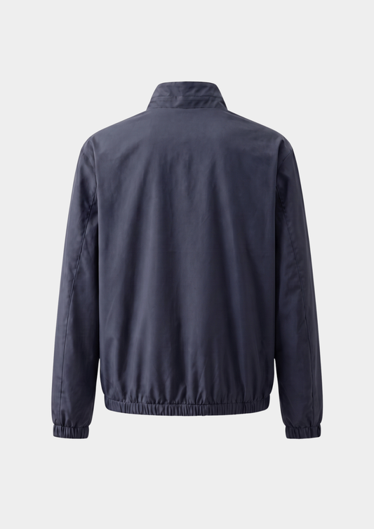 Navy Blue Technical Windbreaker Jacket, view 2