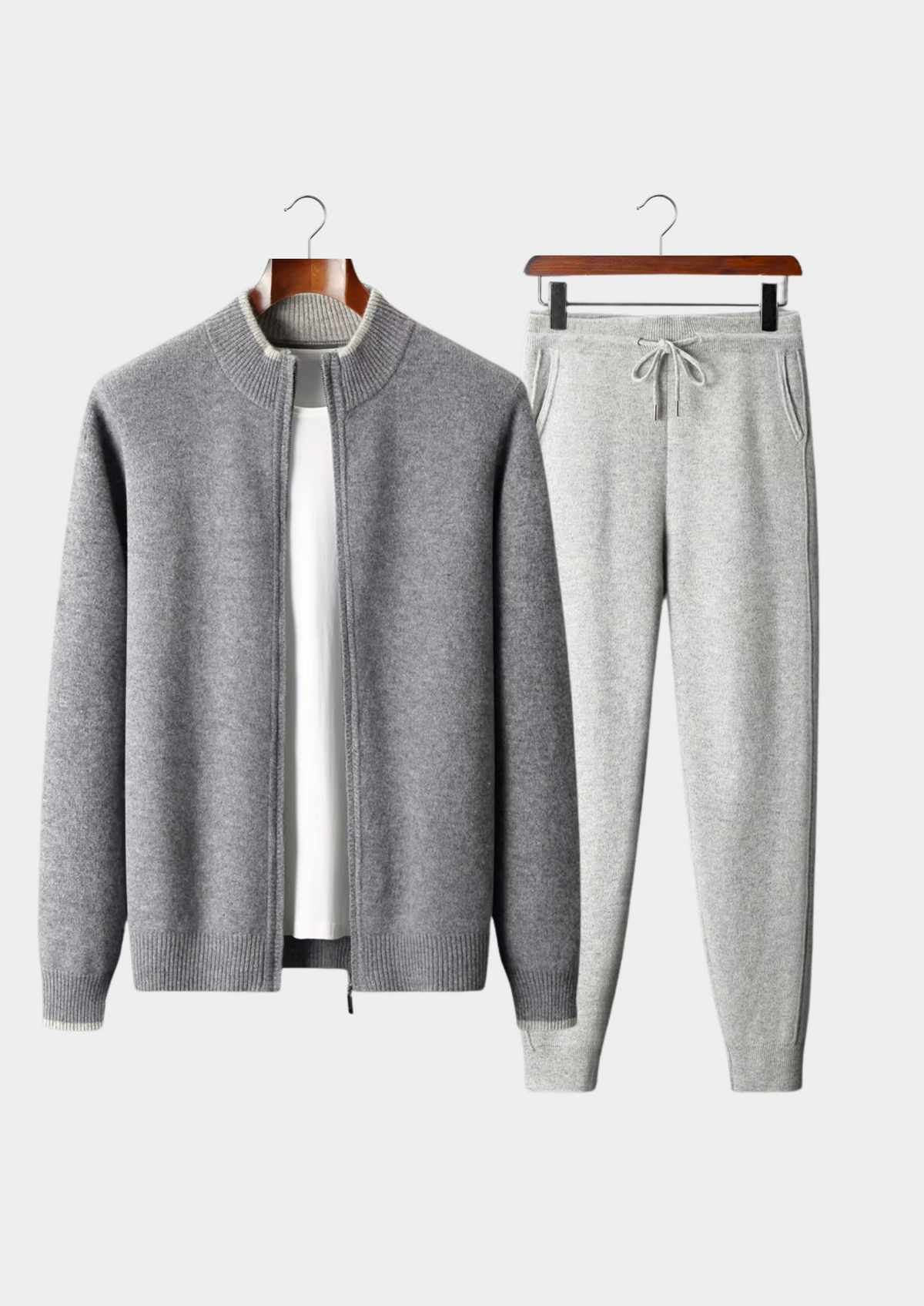 Pure Extra-Fine Merino Wool Two Tone Set, view 1