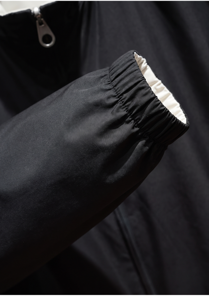 Black Technical Windbreaker Jacket, view 3