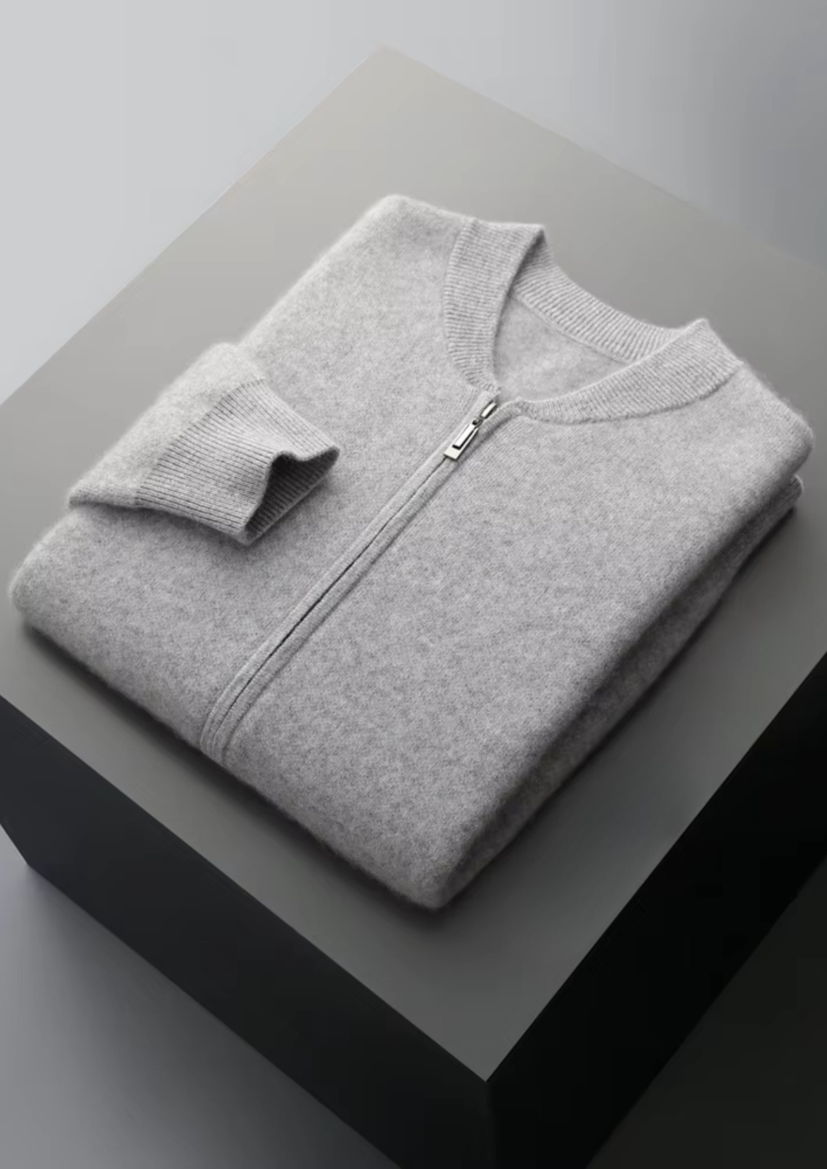 Pure Extra-Fine Merino Wool V-Neck Cardigan, view 13