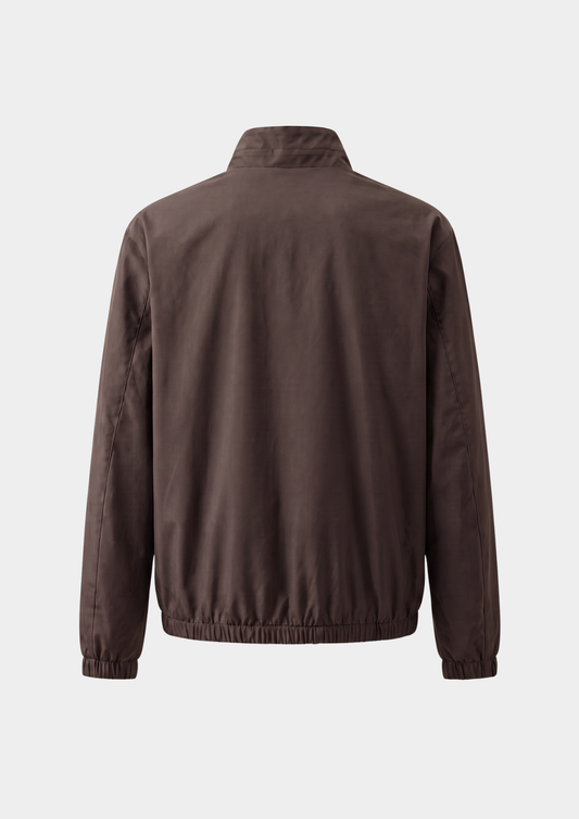 Coffee Technical Windbreaker Jacket, view 2