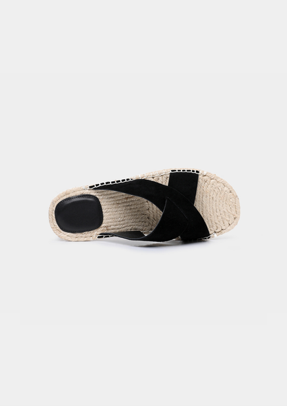 Capri Sandal - Black, view 3